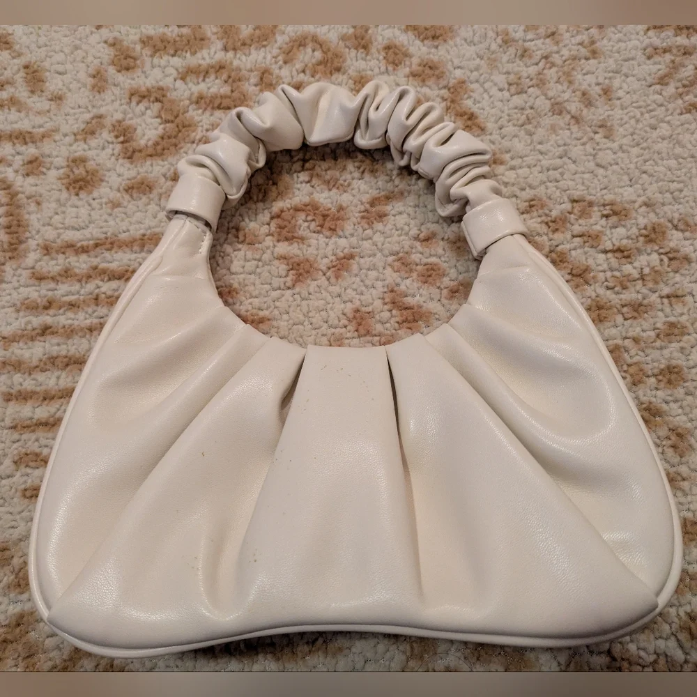 JW Pei Gabbi Ruched Faux Leather Hobo